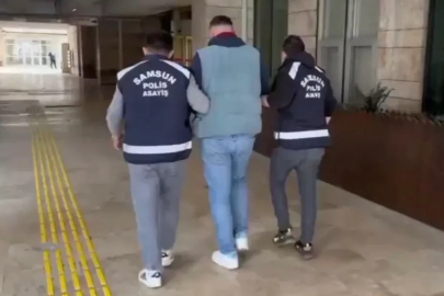 Samsun’da 17 yıl hapis cezalı firari yakalandı
