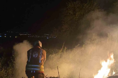 Kırıkhan’da bahçe yangını

