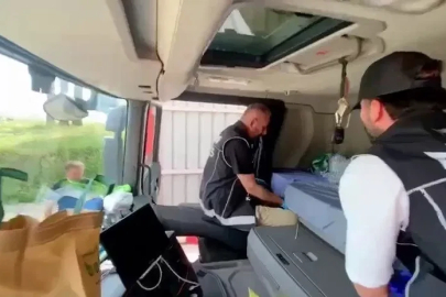 Tırda yatağın altından 12 milyon 600 bin TL’lik uyuşturucu çıktı
