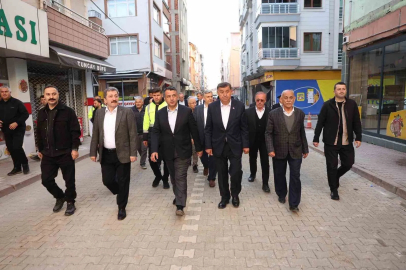 Samsun protokolünden Havza’da bayramlaşma ve sel bölgesinde inceleme
