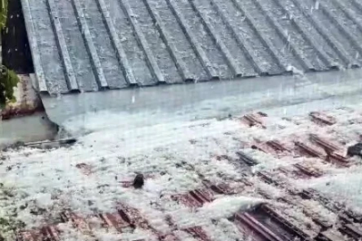 Çorum’da sağanak ve dolu hayatı olumsuz etkiledi
