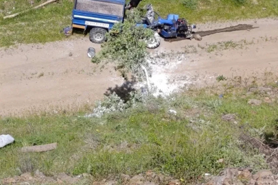 Hizan’da otomobil ile tarım aracı çarpıştı: 1 yaralı
