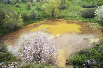 Efsanelere konu olan Dipsizgöl renk değiştirdi, ziyaretçileri hayal kırıklığı yaşadı
