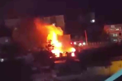 Gecekonduda korkutan yangın: Mutfak tüpü patladı
