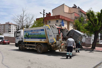 Şahinbey temizlik ekipleri bayram boyunca görevdeydi
