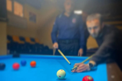 Denetimli serbestlik yükümlülerine bilardo etkinliği
