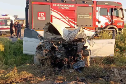 Kahramanmaraş’ta kaza: 1 yaralı
