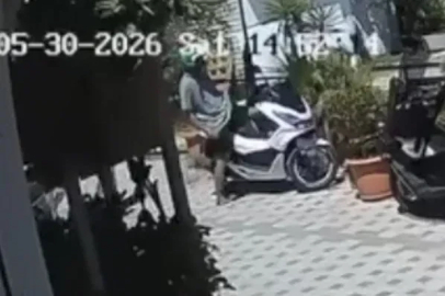 Muğla’da motosiklet hırsızlığı kameraya yansıdı
