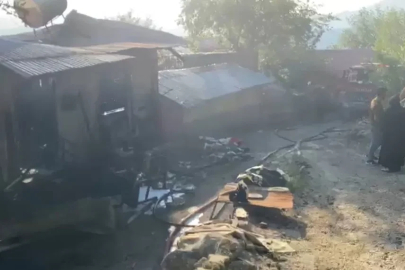 Yayla evinden ormana sıçrayan yangın söndürüldü
