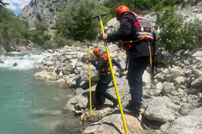 Balık tutarken nehre düşen şahsı arama çalışması 6’ncı gününde devam ediyor
