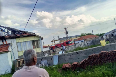 Konya’da ev yangını paniğe neden oldu

