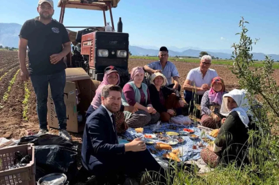 Başkan Tatık’tan tütün emekçilerine sabah ziyareti
