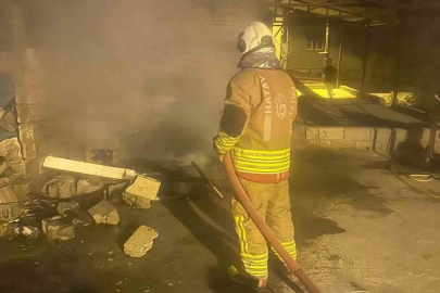 Reyhanlı’da ev yangını

