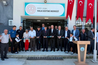Çilimli’de hayat boyu öğrenmeye modern merkez
