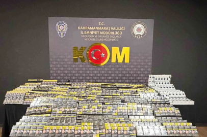 Kahramanmaraş’ta kaçak sigara ve tütün operasyonu
