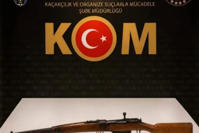 Bayburt’ta ruhsatsız tüfek ve mühimmat ele geçirildi
