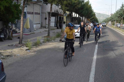 Dicle’de pedallar sağlıklı yaşam için çevrildi
