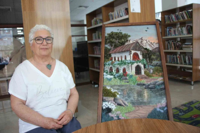 Kırık camları sanat eserine dönüştürüyor
