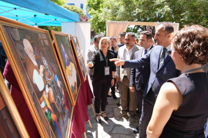 Muğla’da el emeği göz nuru eserler görücüye çıktı
