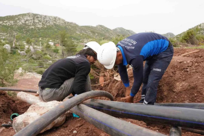 Marmaris Orhaniye ve Osmaniye Mahallelerinin su sorununu çözüldü
