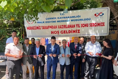 Çermik’te kadınların el emeği sergisi açıldı
