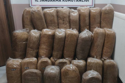Yolcu otobüsünde 510 kilo kaçak tütün bulundu
