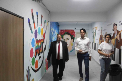 Köyceğiz’de okul duvarları renklendirildi
