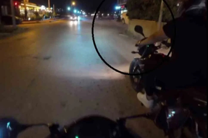 Otomobilin duvara çakıldığı anlar kask kamerasında
