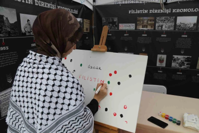 BTÜ öğrencileri Filistin için nöbette
