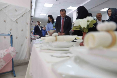 Aydıntepe’de yıl sonu sergisi açıldı
