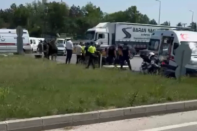 Lüleburgaz’da iki otomobil çarpıştı: 6 yaralı
