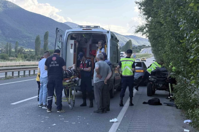Kastamonu’da ATV kazası: 1 yaralı
