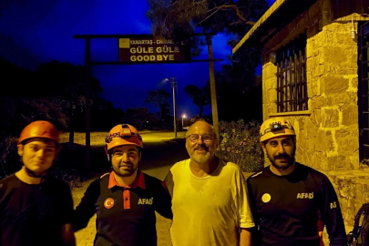 Yürüyüş sırasında yolunu kaybeden turisti AFAD kurtardı

