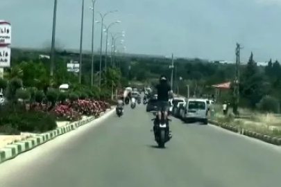 Trafikte akrobatik hareket yapan motosikletliye 46 bin TL ceza
