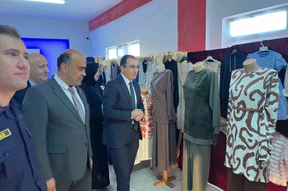 Tavşanlı’da kursiyerlerin el emeği ürünleri sergilendi
