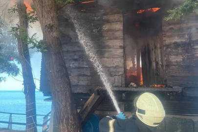 Ordu’da kafe eklentisinde yangın
