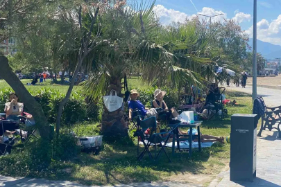 Samsun’da sahillerde yaz yoğunluğu
