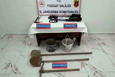 Yozgat’ta kaçak kazı yapan 7 kişi yakalandı
