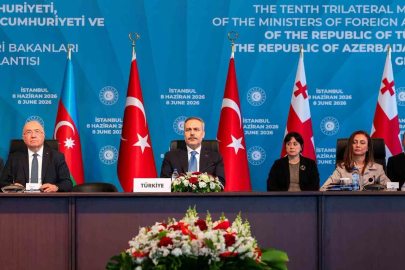 Türkiye-Azerbaycan-Gürcistan Üçlü Dışişleri Bakanları 10’uncu Toplantısı başladı

