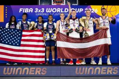 Letonya ve ABD, FIBA 3x3 Dünya Kupası 2026’da şampiyon oldu
