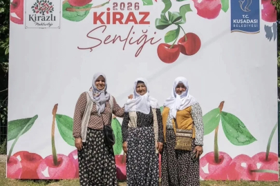 Kuşadası’ndaki Kiraz Şenliği binlerce ziyaretçiyi ağırladı
