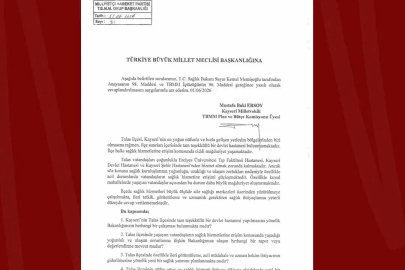 Baki Ersoy, Talas Devlet Hastanesi talebini meclis gündemine taşıdı
