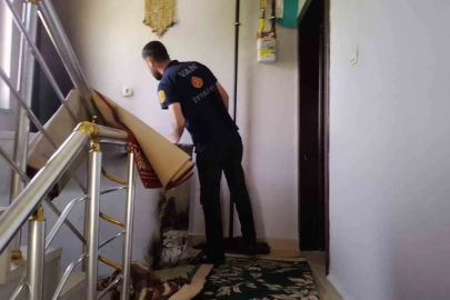 Van’da ev yangını
