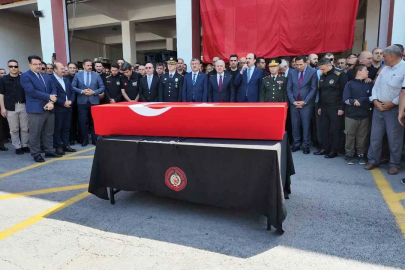 Konya’da şehit itfaiye erine uğurlama töreni
