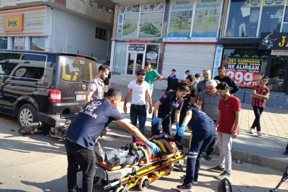Mardin’de otomobil ile motosiklet çarpıştı: 1 yaralı
