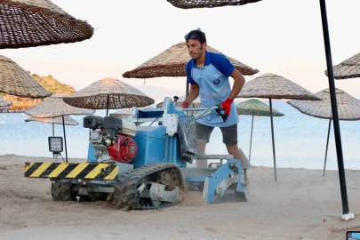 Didim’de plajlar düzenleniyor
