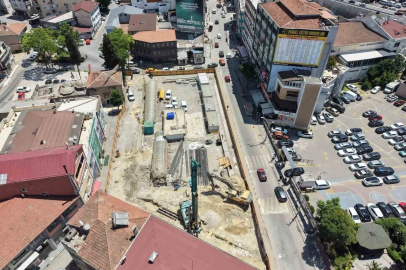 Gebze’de tarihi hamamı gün yüzüne çıkaracak tam otomatik otopark projesi yükseliyor

