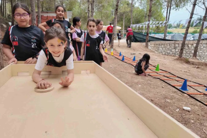 Bu kampta hem eğlendiler hem de eğitim aldılar
