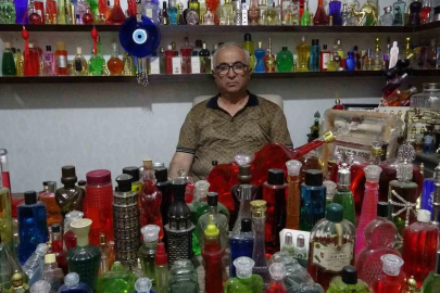 35 yıllık kolonya koleksiyonuna daire parası teklifi: Satmadı, korunmasını istiyor
