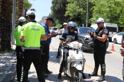 Turgutlu’da yaz aylarının gelmesiyle kask denetimleri artırıldı
